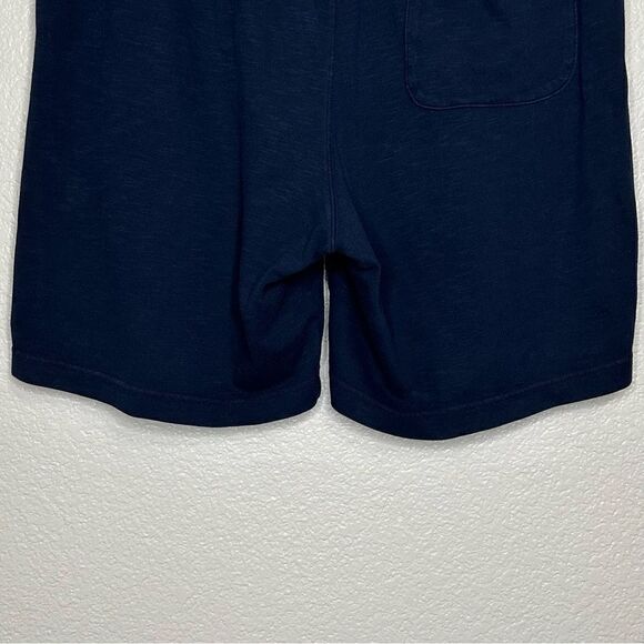 Uniqlo AlRism Navy Blue Cotton Easy Pull On Men’s Shorts - Picture 9 of 12